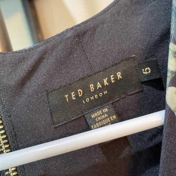 Ted Baker Wrapel Highland Fit & Flare Dress - Picture 11 of 12